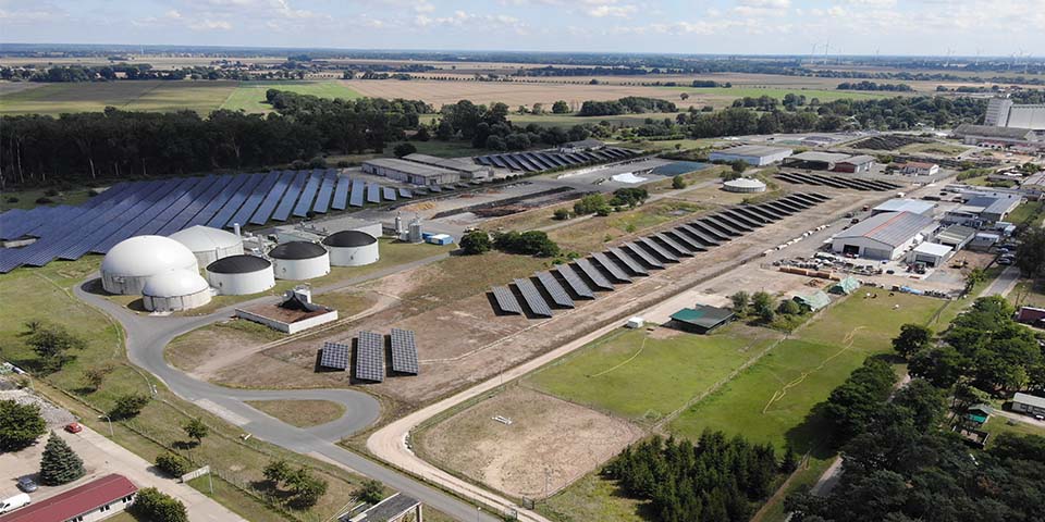 PV-Anlage Wriezen von oben